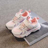 儿童运动休闲鞋 26-37码 男女中大幼儿童运动鞋网面透气时尚老爹鞋波浪底网红潮春秋童鞋 AWANHOO B3415