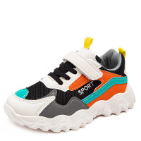 儿童鞋子男女童鞋26-37码四季新款运动轻便舒适女童网面透气防滑跑步男女童轻便童鞋儿童鞋子AWANHOO B6909