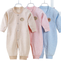 高品质连体哈衣66-90CM 纯棉婴儿连体衣新款哈衣卡通爬服婴儿衣服宝宝新儿童家居服连体衣 AWANHOO B193