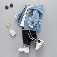 三件套儿童套装80-110CM 春季新款男女童套装连帽三件套中小童童装三件套 294
