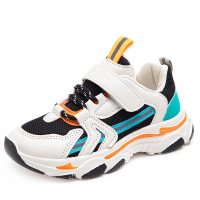 儿童鞋子男女童鞋26-37码男女童实心底运动春季学生新款网面韩版透气女童童鞋儿童靴子AWANHOO B3378