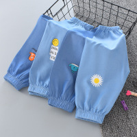 儿童裤子100-160CM儿童外穿休闲运动裤中小童韩版时尚双色三条杠长裤AWANHOO1922 B1959