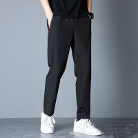 男士运动裤子M-5XL 大码男装新款夏季超薄款男士休闲裤宽松直筒夏天透气速干运动长裤子男AWANHOO 16225