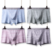 4条装高品质男士内裤L-6XL(50-160KG可穿)平角/三角裤中腰透气加大码裤头礼盒装/袋装 AWANHOOB287