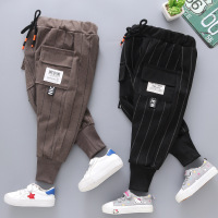 1高品质儿童裤子80-130CM春秋男童中性童裤卡通长裤中腰休闲裤童装裤女童裤儿童裤子AWANHOOB1931