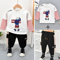1儿童套装 2件套 80-130CM春秋男女宝套头衫不连帽裤套装春秋套装卡通动漫服饰 AWANHOO B649