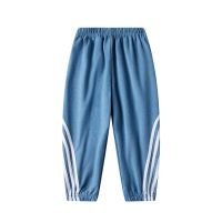 儿童裤子90-150CM秋冬童裤双面磨毛弹力卫裤儿童休闲裤宝宝男女童韩版长裤AWANHOOB1959