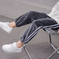 儿童裤子100-150CM秋冬韩版儿童裤加绒裤双面绒裤宝宝长裤卫裤休闲百搭保暖AWANHOOB1959