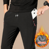 男士棉裤冬季运动裤男加绒宽松休闲长裤小脚裤子保暖外穿卫裤男AWANHOO 16225