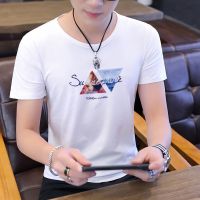 夏季男士短袖T恤韩版上衣服大码男装