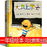 大卫上学去绘本一年级书系列绘本原版精装简装二年级幼儿全套儿童读物老师推荐课外书河北教育出版社大卫不可以非注音版 不 带拼