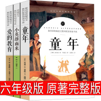 完整版 六年级版童年书小英雄雨来管桦爱的教育亚米契斯原著高尔基的少年儿童正版上人民小说教育文学6年级课外书五年级意大利译