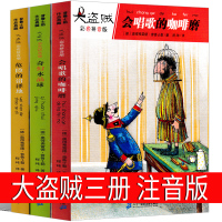 大盗贼书注音版三册正版 唱歌的咖啡磨+危险的沼泽地+奇幻水晶球 小学生课外书二十一世纪出版社普鲁士勒儿童文学8-10-1