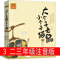 大个子老鼠小个子猫3注音版二年级三年级一年级周锐一二春风文艺出版社绘本和珍藏版小学生课外阅读书籍拼音儿童读物7-8-10