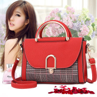 2018春夏新款潮单肩斜跨小包包韩版时尚女包斜挎小方包