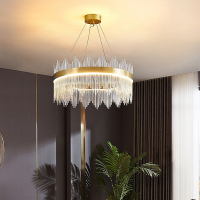 古达轻奢客厅吊灯现代简约大气水晶灯饰餐厅卧室北欧客厅灯具