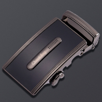 格子旗ChecKFlag皮带男自动扣商务牛皮腰带百搭简约休闲裤带男士皮带