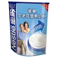 Nestle雀巢怡养中老年营养奶粉400克/袋装(16条*25克)高钙减少脂肪配方 成人牛奶粉