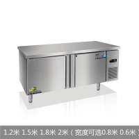 四门冰柜商用厨房大容量保鲜柜冷冻柜双温冷冻冷藏工作台六门冰箱_1.5米冷冻工作台宽80或60