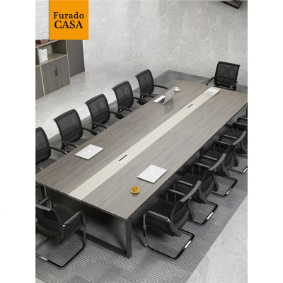 会议桌椅组合长条办公桌培训桌黎卫士洽谈桌工作台长桌小型简约现代家具