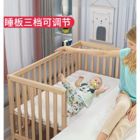 婴儿床木多功能新生儿智扣bb床儿童床移动摇篮宝宝床拼接大床