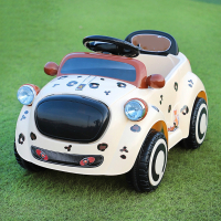 智扣婴幼儿童电动车四轮汽车遥控车带音乐1-3岁男女宝宝玩具车可坐人