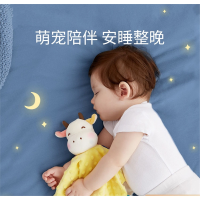 智扣安抚巾婴儿可入口安抚玩偶0-1岁个月宝宝睡眠毛绒手偶玩具