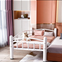 智扣儿童床拼接床铁艺带护栏婴儿小床男孩女孩公主床单人床加宽床边床
