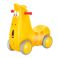 智扣两岁宝宝骑的小车幼儿园滑滑车儿童可坐小孩车子溜溜车小象玩具车