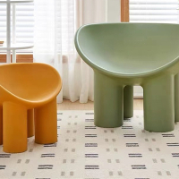 智扣北欧大象腿椅子懒人沙发单人创意设计感轻奢儿童休闲座椅客厅民宿