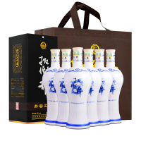 白酒 52度扳倒井蓝花瓷700ml*6瓶 浓香型