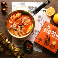 拉面说 叉烧豚骨冬阴功酸辣味 面条速食方便面4盒组合860g