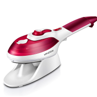HYUNDAI/韩国现代手持挂烫机家用电熨斗迷你蒸汽小型衣服熨烫机便携式烫斗 红色