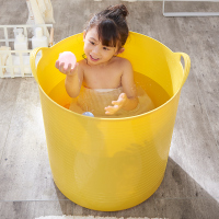 超大号儿童洗澡桶塑料婴儿宝宝浴盆泡澡桶家用立式可坐圆形中大桶
