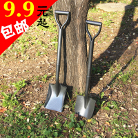 铁铲不锈钢大花铲小铲子种花铲铲雪铁锹铁锨园艺园林农具工具包邮