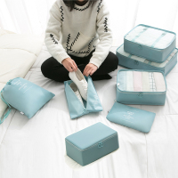 旅行收纳袋套装行李箱衣服收纳整理袋旅游鞋子衣物内衣收纳包