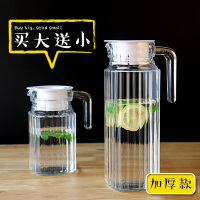 冷水壶玻璃凉水壶大容量泡茶壶防爆耐热家用耐高温凉白开水杯套装