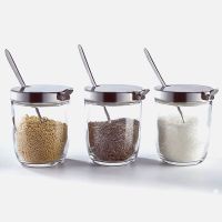 料盒套装家用料罐玻璃味罐盐罐收纳瓶佐料盒味盒厨房用品