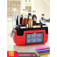 厨房料盒套装家用带盖味罐瓶组合装塑料盒盐糖佐料用品收纳盒