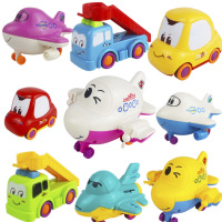 惯性车 卡通玩具车 飞机战斗机 运输车 塑料小汽车玩具