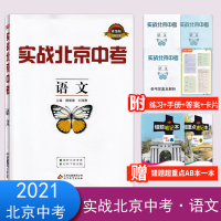 2021新版实战北京中考语文2021讲练版中考实战演练中考命题趋势分析北京市中考专用初三中考语文总复习考点知识全解析