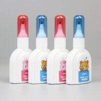 【4支装】得力（deli）修正液 涂改液修改液 卡通瓶装款15ml/瓶 7283