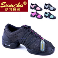 气垫舞蹈鞋爵士舞鞋情侣对鞋广场鞋运动春夏季健美新款现代舞鞋