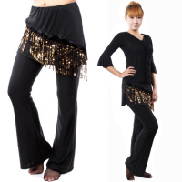 舞蹈服装 广场舞下装 广场舞蹈裤 舞蹈练功裤 拉丁舞蹈裤肚皮舞裤
