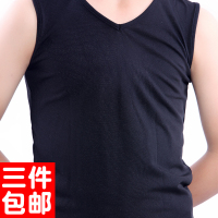 儿童男拉丁服装少儿男童舞蹈服拉丁舞上衣夏练功服无袖演出服比赛