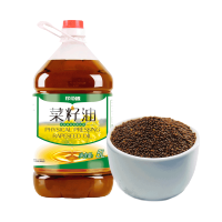 珍佰粮 菜籽油5L/桶 桶装菜籽油 食用油 油