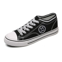 梵克公牛男青年夏天平底耐磨休闲鞋 2020男低帮韩版百搭休闲笑脸动漫鞋子卡通男士舒适软底