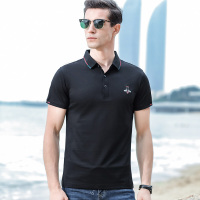 梵克公牛夏季衣服常规珠地短袖T恤男polo衫修身基础大众牌半袖菠萝衫翻领商务中年男装30 40