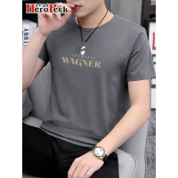 梵克公牛2020新款短袖男士T恤商务休闲流上衣服白色时尚夏季半袖体桖