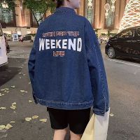 梵克公牛香港潮牌春季牛仔外套男韩版潮流宽松百搭ins超火cec夹克学生潮牌网红上衣